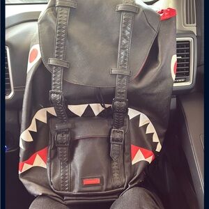 Black Shark Design Backpack
